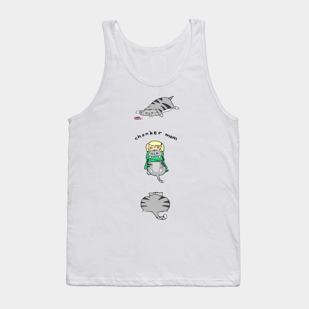 Chonker Mom Tank Top by moonlitdoodl